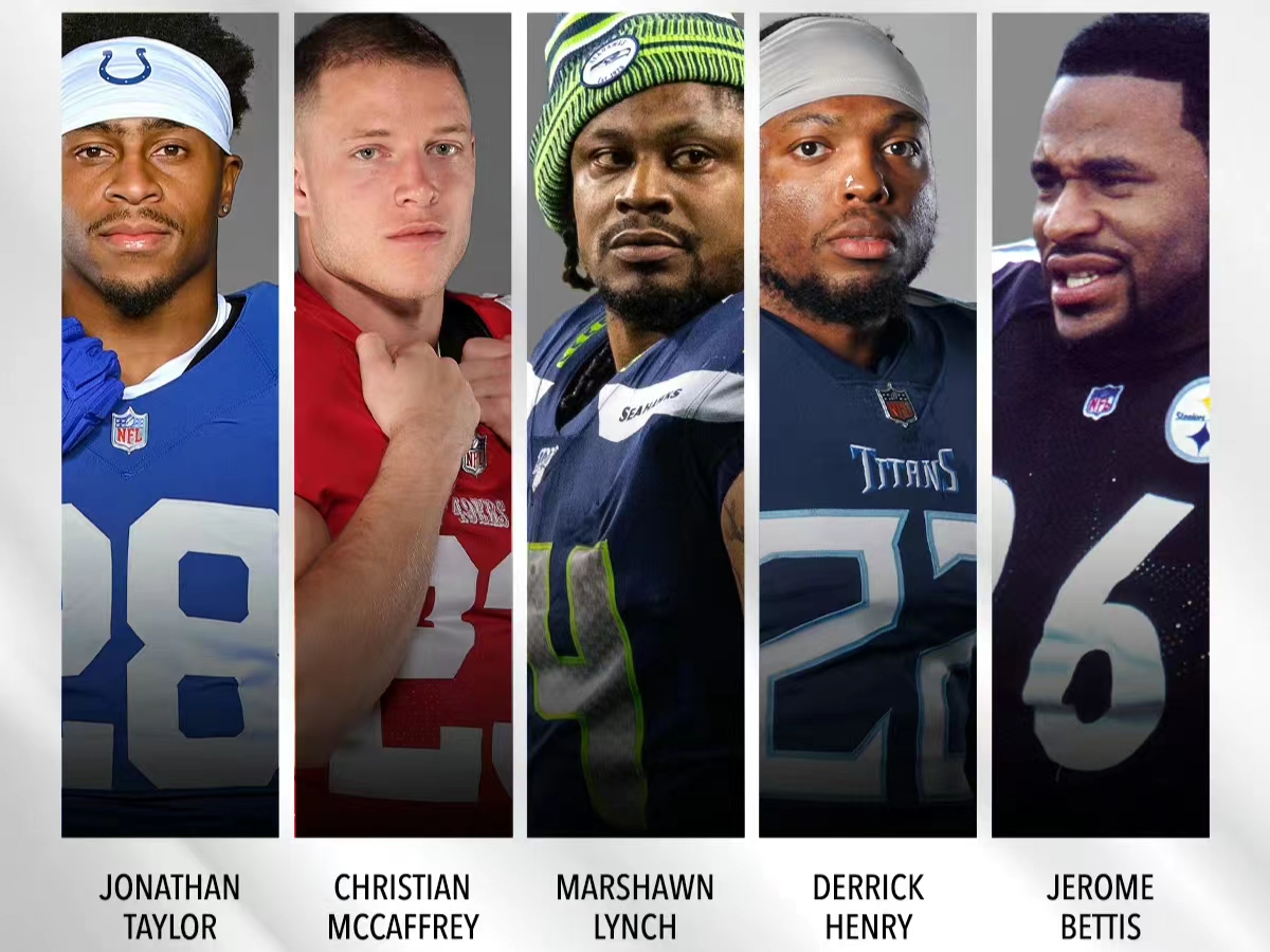 Entdecken Sie die Laufbahn der besten Running Backs aus verschiedenen Epochen